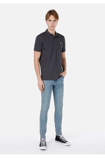 Colin's 041 Pantaloni de jeans albaștri pentru bărbați, slim fit, cu talie joasă