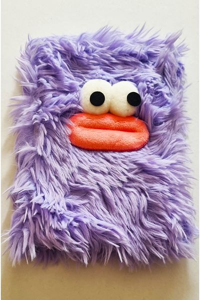 Modellino Caiet de amintiri din pluș Monster pufos 80 de coli cu culori selectabile