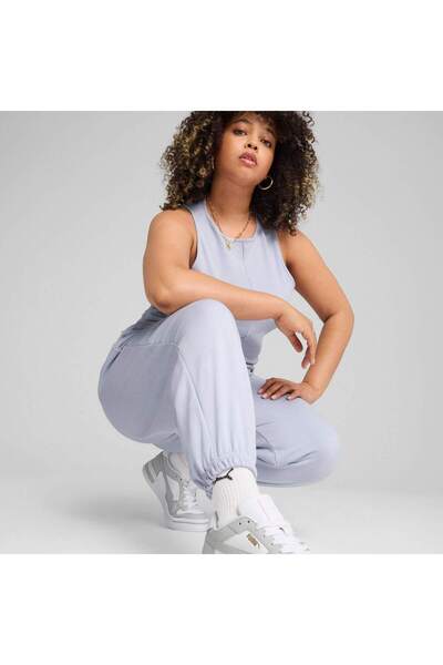 Puma Kalhoty Puma Wardrobe Ess Relaxed Tepláky Tr Cl Co, modré, unisex