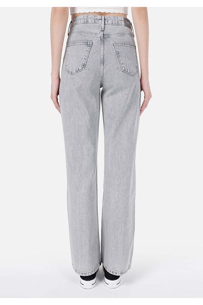 Colin's Pantaloni de damă, gri, cu talie înaltă, cu picioare largi