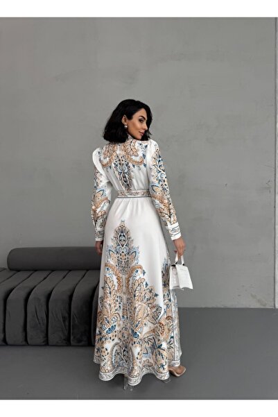 suphias Atlas Fabric Dress (BELT INCLUDED)