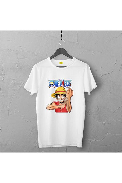 Pisa Art Μπλουζάκι με σχέδιο Monkey D. Luffy, Unisex Premium, No Cracking Fading / Anime