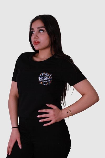 trender Model Number 6 - Black Women's T-Shirt