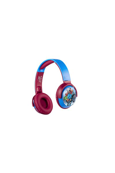 Volkano Avengers Bluetooth Wireless Stereo Headphones – Kid-Safe, 13 Hours Playtime, Built-In Microphone