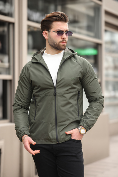 Rogyi Tekstil New Season Waterproof Hooded Lightweight, Stylish Seasonal Jacket