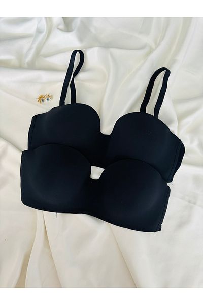 İNKO İÇ GİYİM Σουτιέν Lotus 2-Piece Recovery Underwire χωρίς επένδυση (Μαύρο-άσπρο-δέρμα)