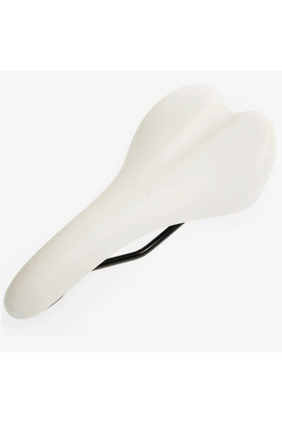 Choice وسادة مقعد سرج دراجة ZHIQIU بيضاء اللون 201A قابلة للتهوية ومريحة ومنا...