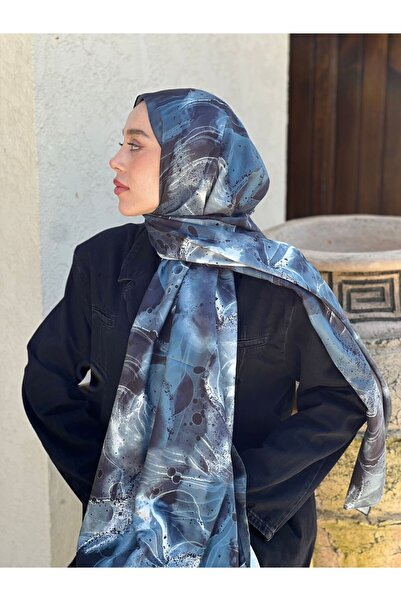 Modakaşmir Bandera Desen Twill Şal