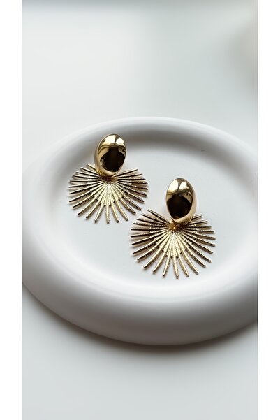 Soles Rose Altın rengi vip bijuteri küpe