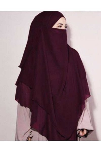 NACG Hijab King Silk - Sifon Sufle Negru