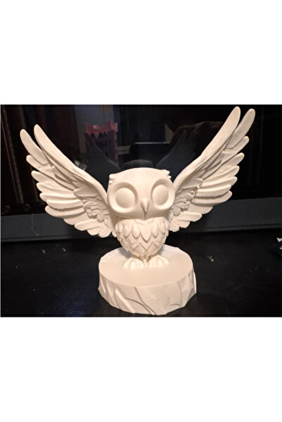 Matris Harry Poter Baykuş Biblo Heykel Dekoratif Obje 12 Cm YÜKSEKLİK 3D PLASTİK