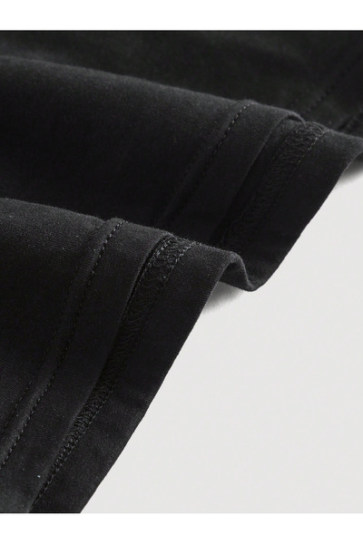 Marin Star Μαύρο φιόγκο Crop Top - Μαύρο φιόγκο με κορδόνι με φαρδιές τιράντες μπλούζα