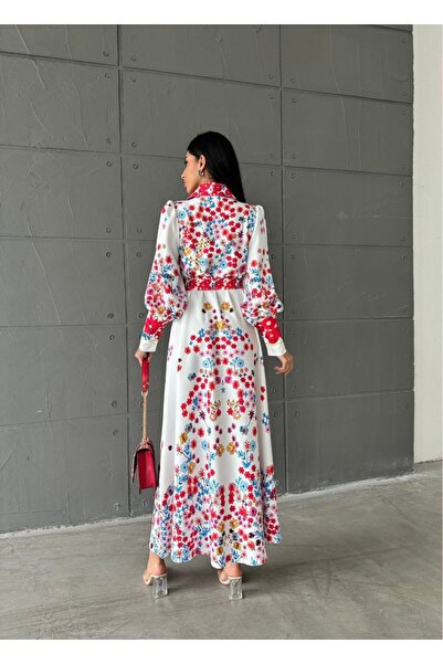 suphias Atlas Fabric Dress (BELT INCLUDED)