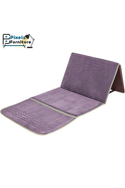 PixelsFurniture Foldable Prayer Rug with Backrest and Carrying Pocket by Pixel Furniture