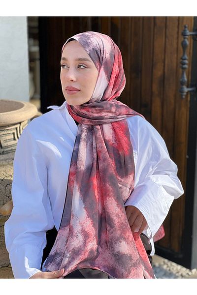 Modakaşmir Şal din twill cu model Petra