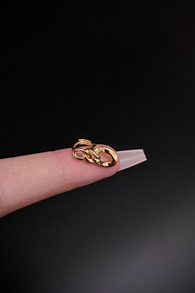 Blisse Piercing Kadın Zincir Görünümlü Sallantılı Tragus Helix Kıkırdak Helix...