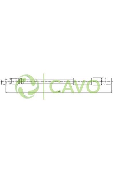 CAVO Brake Hose Front Opel Ascone C F Astra F Calıbra Kadett Vectra a