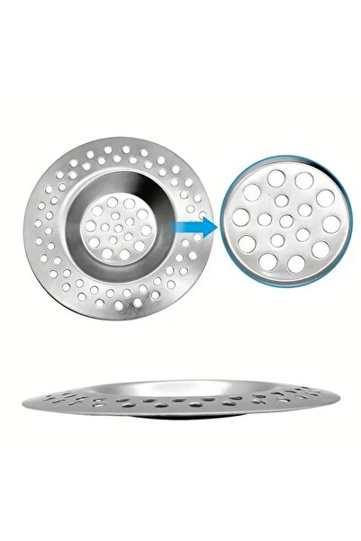 PAZARAKOŞ Paslanmaz Çelik Lavabo Süzgeci - Duş Mutfak Banyo Lavaboları ve Gid...