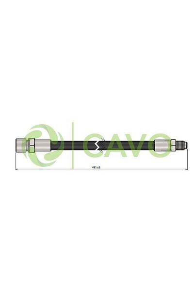 ÖLMEZ OTO YEDEK PARÇA Brake Hose Rear - 206 Model 1.1 1.4 1.6 D 9