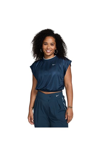 Nike Sportswear Collection Dri-Fit Short Sleeve Jacquard Blue Women's Jersey Yousports