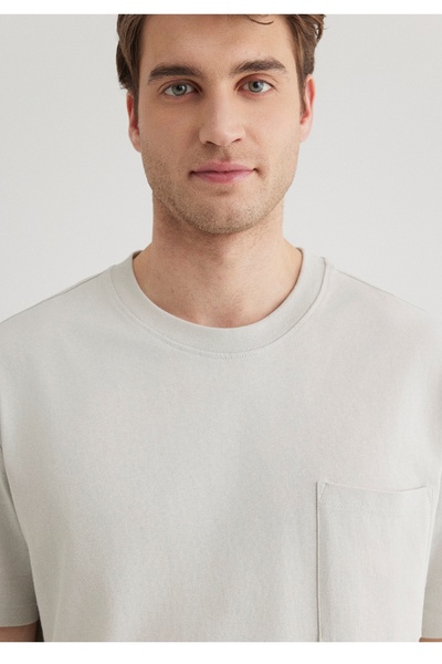 Mavi Casual Fit Men's T-Shirt with Pocket Detail