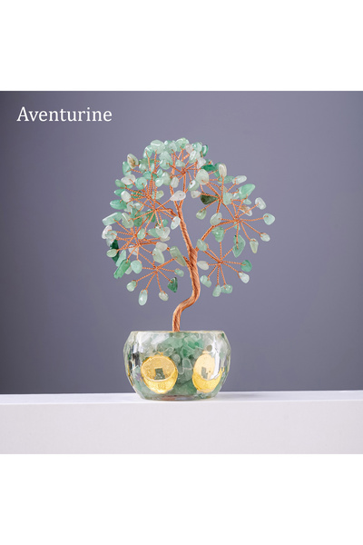 Choice حجر أفينتورين طبيعي قطعة واحدة، أحجار بلورات شفاء شاكرا 7، أحجار شجرة ...