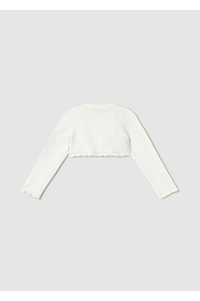 MAYORAL Baby Girl Knitwear - Ecru L25Y306 Bolero