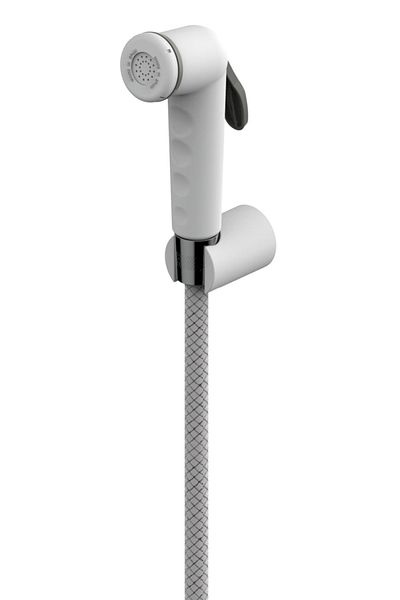 IDROSPANIA SHATTAF /ANTI TWIST FLEX NUT/ WHITE PVC PIPE 70061 MS