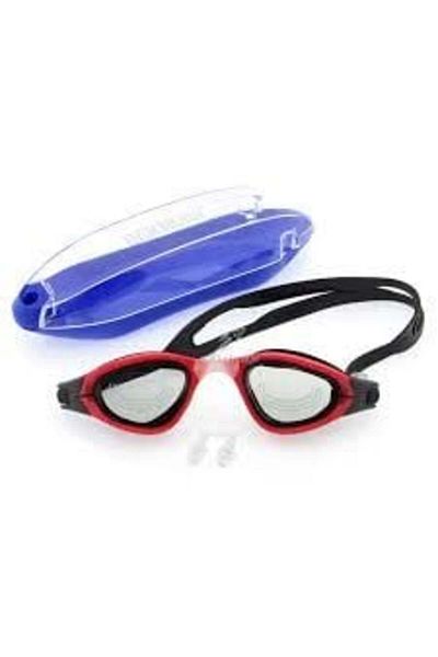 BERMUDA Antifog Swimming Goggles with Red Silicone Strap 1772
