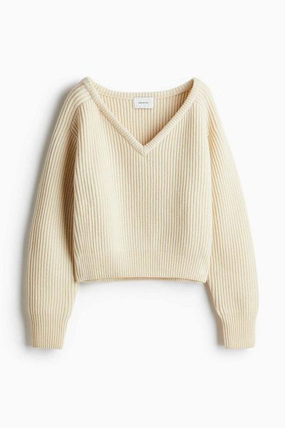 H&M Rib-knit wool jumper