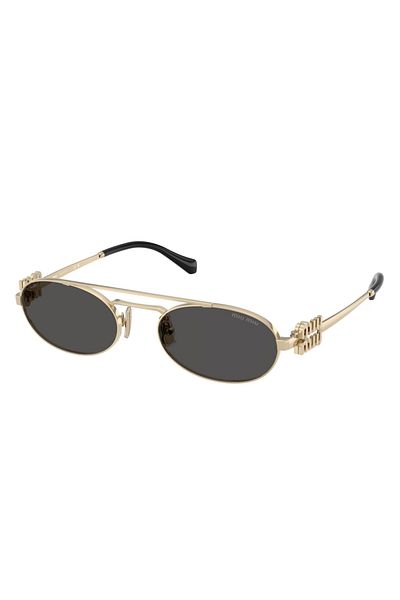 Miu Miu Mu54Zs Zvn08Z Oval Women's Sunglasses
