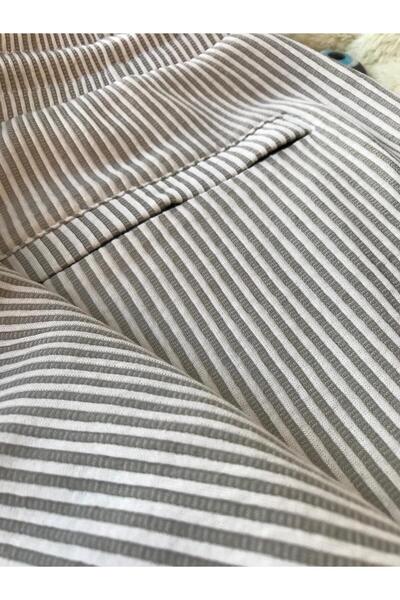 Butik ERKEK WAFFLE %100 PAMUK KUMAŞ- BELİ LASTİKLİ - LİKRALI-ARKA CEBİ FERMUARLI 3 CEPLİ ŞORT