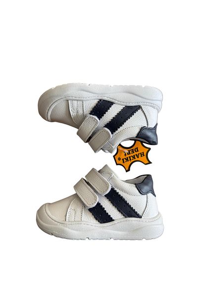 NİNO BEBE Zymela Genuine Leather, Orthopedic Sole, Flexible, Antibacterial Children's Shoe