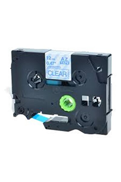 Universal Brother TZE-133 ملصق شفاف بسمك 12 مم مع طبقة زرقاء