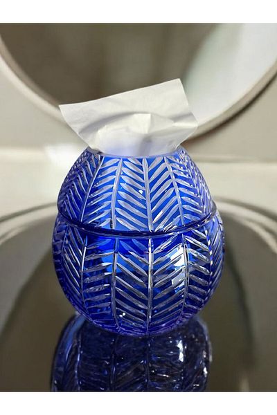 AYZ HOME Suport pentru șervețele din sticlă de cristal de dimensiuni mari