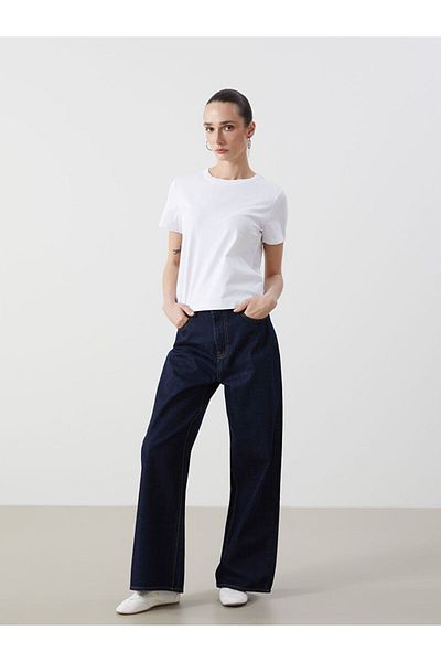LC Waikiki Tricou de damă cu decolteu rotund de sezon nou - S5H491Z8