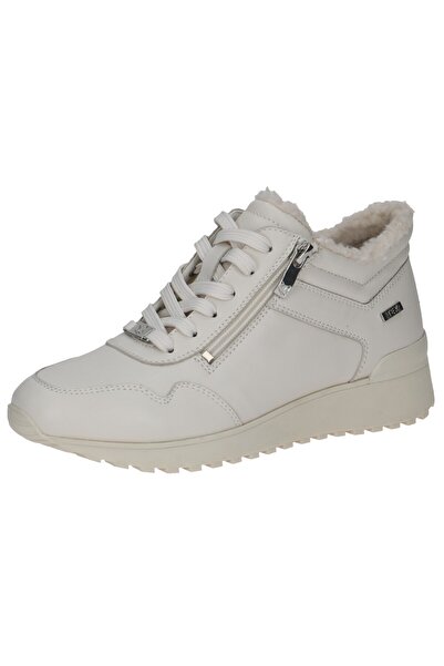 Caprice Damen Low Sneaker Winterschuhe G-weite Teddy 9-26201-43 Weiß 170 Offwhite Nappa Leder Mit Cap Airmo