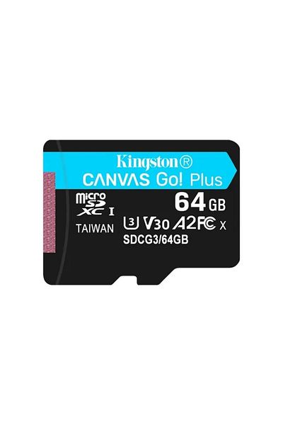 Kingston 64GB Kingston Canvas Go! Plus MicroSD Card High Speed 4K Memory Card 64GB 128GB 256GB 512GB UHS-1 A2