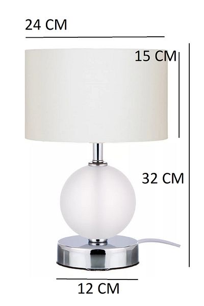 571 Store Kartopu Table Lamp Metal Night Fabric Head Bedside Lamp