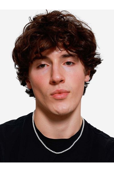 Heideman Perlenkette Herren Fabio goldfarben Basic