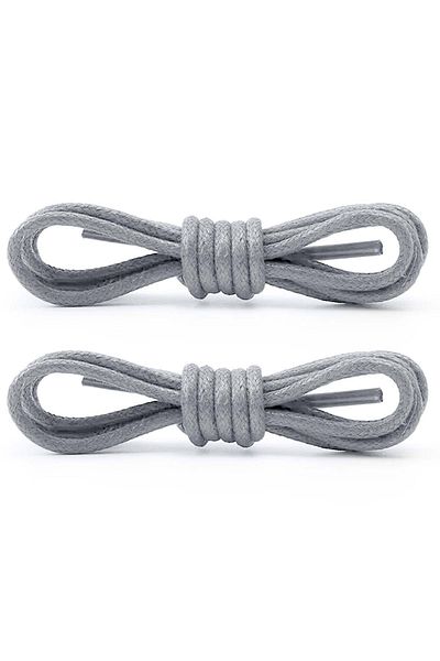 hapshoe 60 cm Gray Waxed Classic Shoelaces