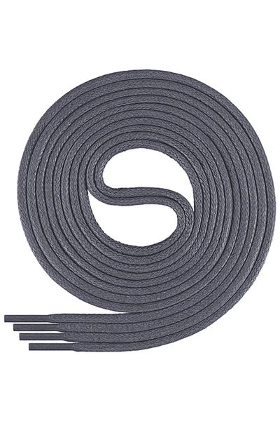 hapshoe 110 cm 4 mm Dark Gray Round 1 Pair Shoelaces
