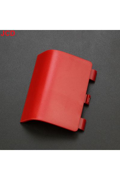 JCD Red 1pcs Plastic Replacement Battery Back Cover Lid Door Shell For Xbox Series S X Controller H