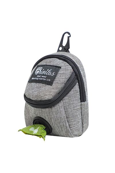 Choice Grey Pet Dog treat pouch Portable Multifunction Dog training bag Outdoor Travel Dog Poop Bag Dispens
