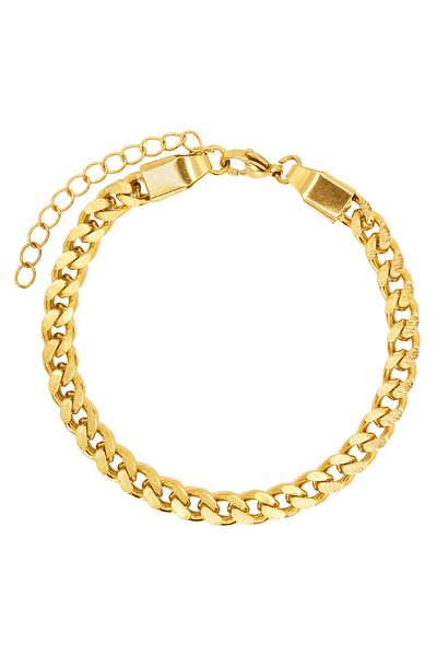 Heideman Gliederarmband Herren Zack goldfarben modisch
