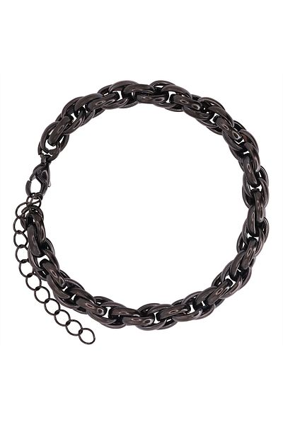 Heideman Gliederarmband Damen May Schwarz Farben Basic