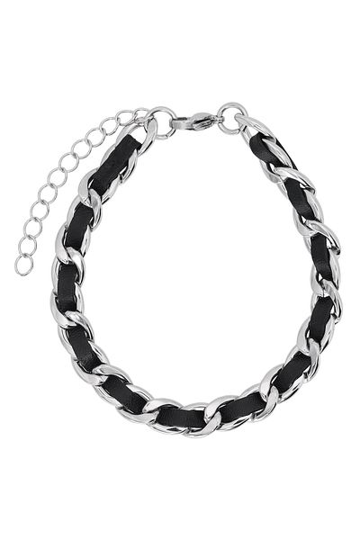 Heideman Gliederarmband Herren Robin Schwarz Farben Casual