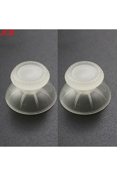 JCD luminous white JCD 2pcs 3D Analog Joystick Stick For PS5 Controller Analogue Thumbsticks Caps Mushro