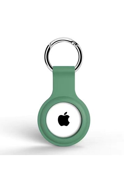 Choice Pine Needles Green Cover for Apple Airtags Case Liquid Silicone Protective Shell tracker Accessories