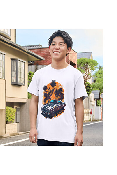 ALPŞAN TİCARET Auto Štampano Majica za odrasle/dete bela T-shirt